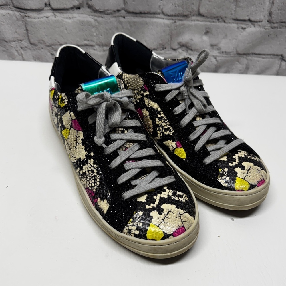 P448 John Piuma Python Sneakers EUR39 (US8.5/9)